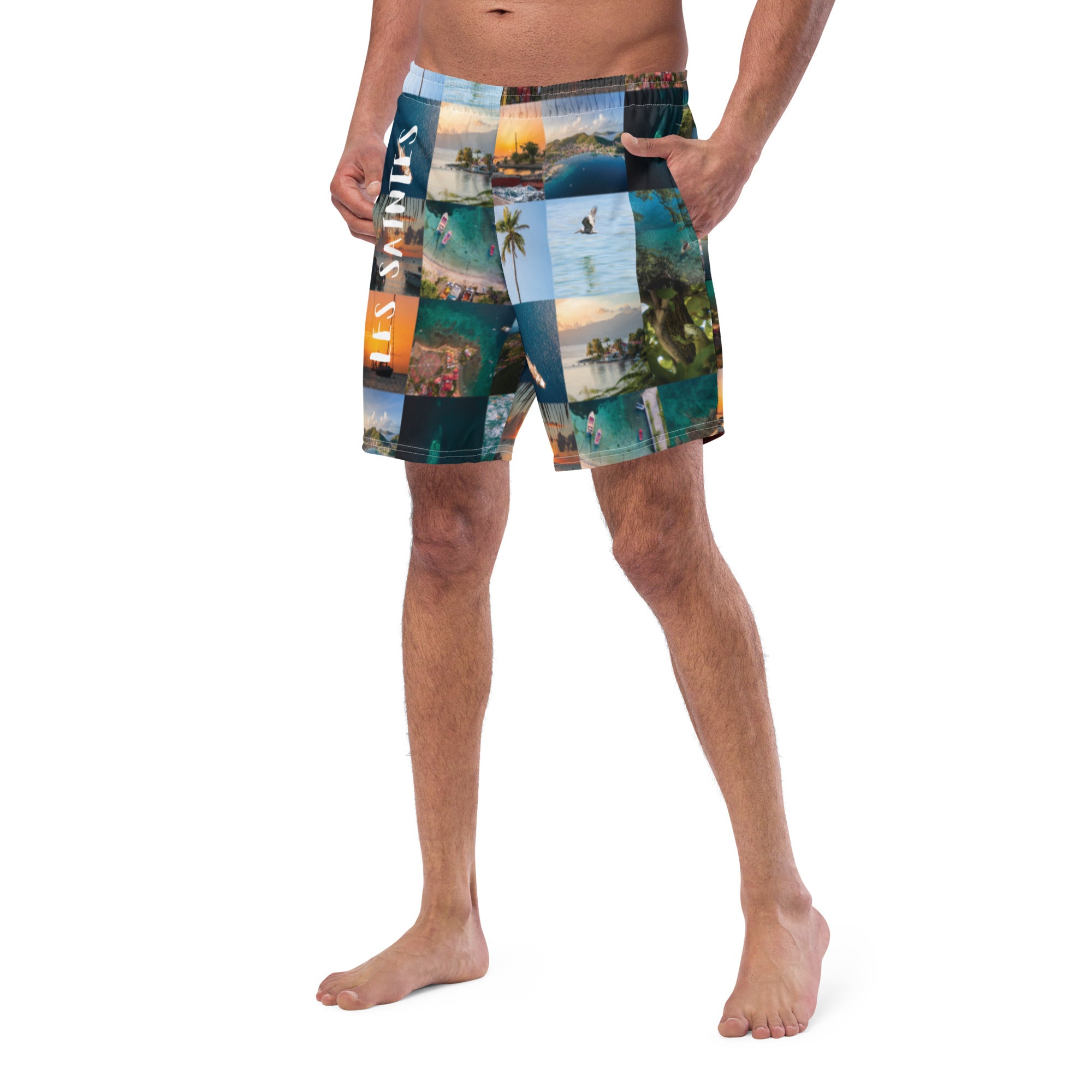 Short de bain all over homme