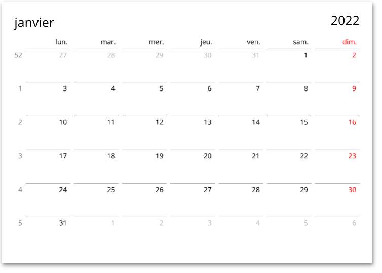 Calendrier, Les Saintes vues du ciel