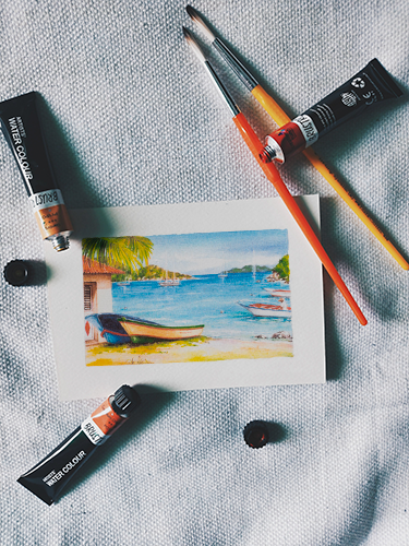 Aquarelle - Saintoise