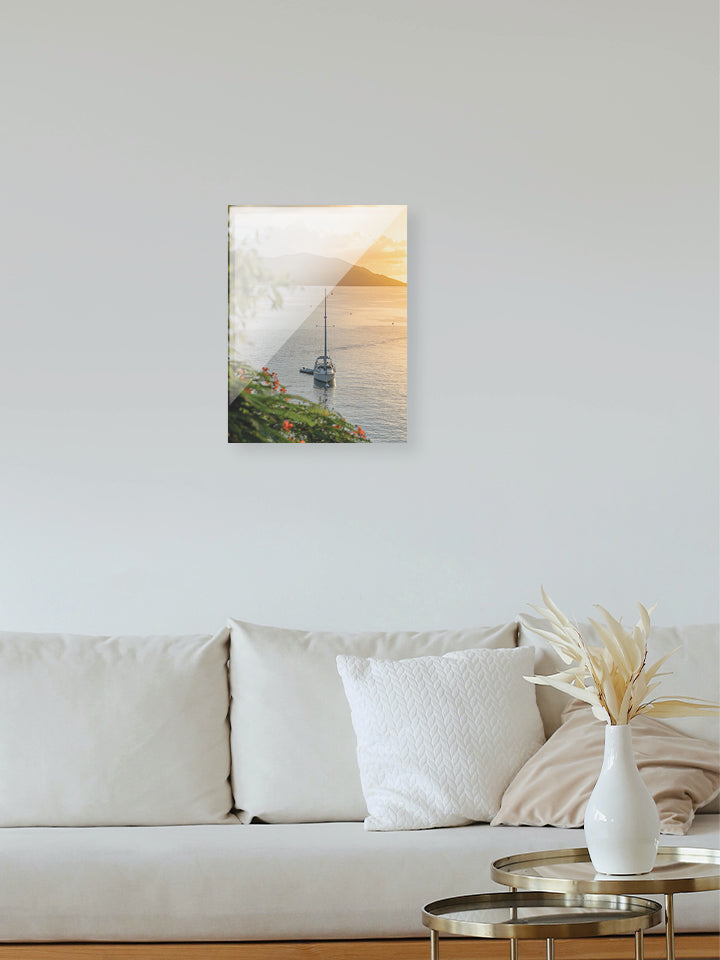 Voilier dans la baie des Saintes