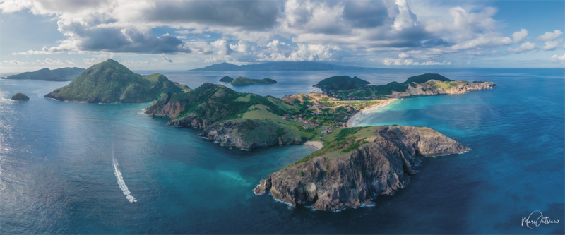 La tranquillité sur la baie des Saintes