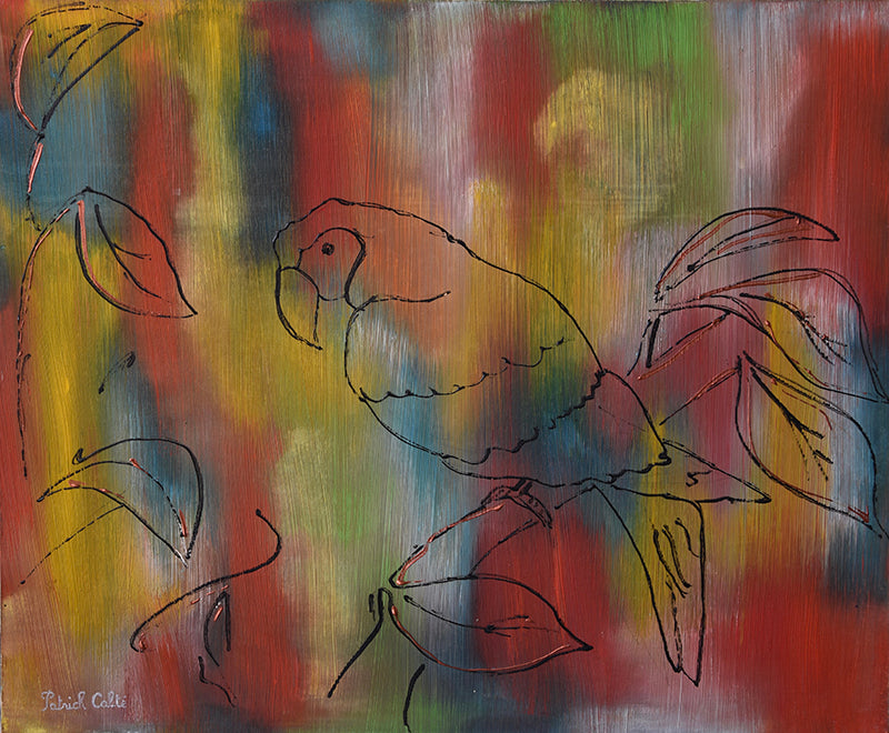 Le Perroquet - 50x60