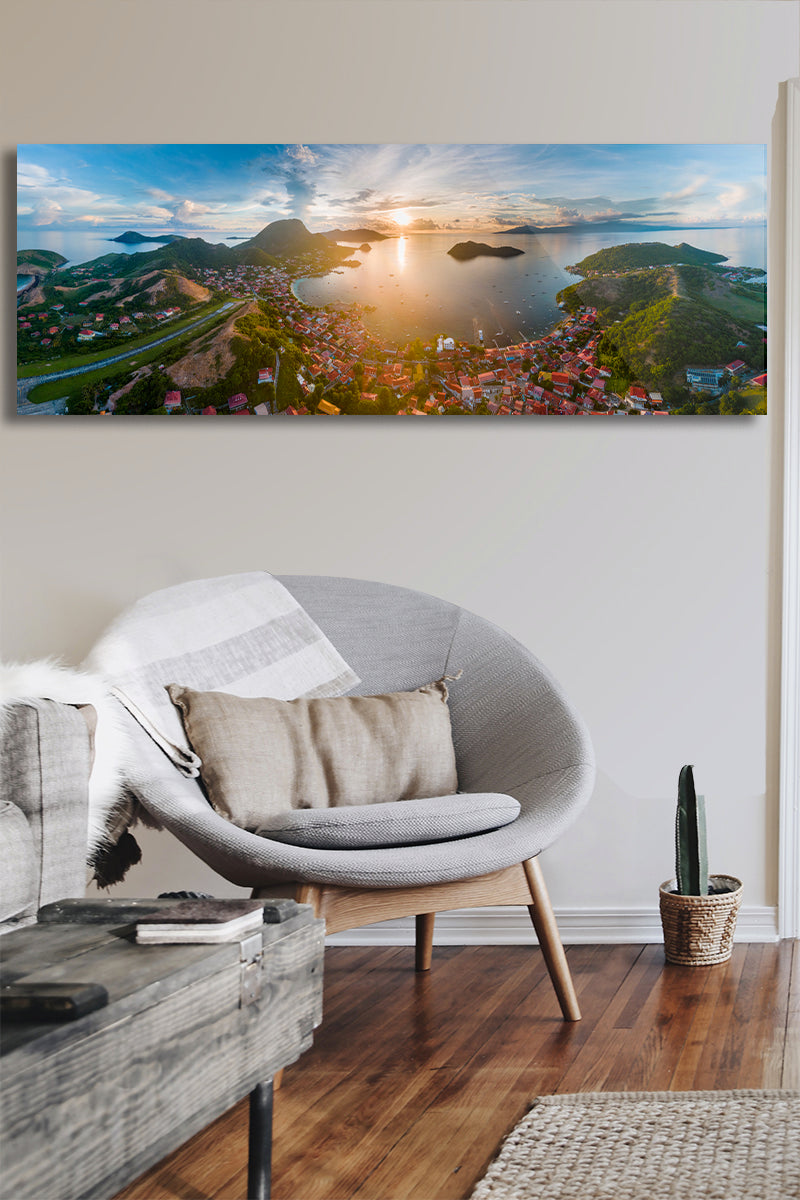 Coucher de soleil & village de pêcheurs