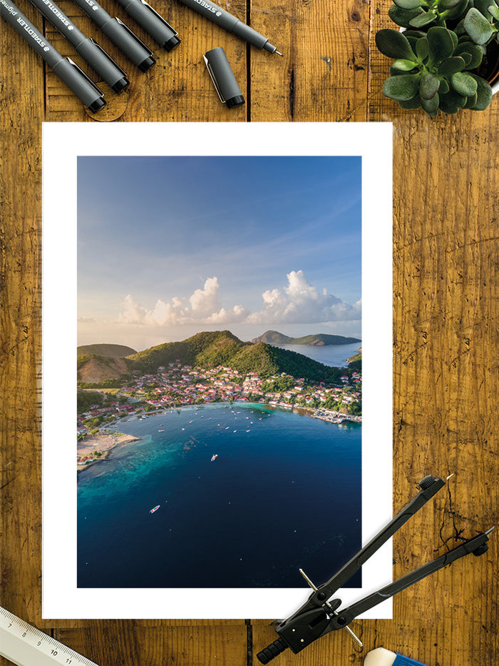 Morning aux saintes - drone