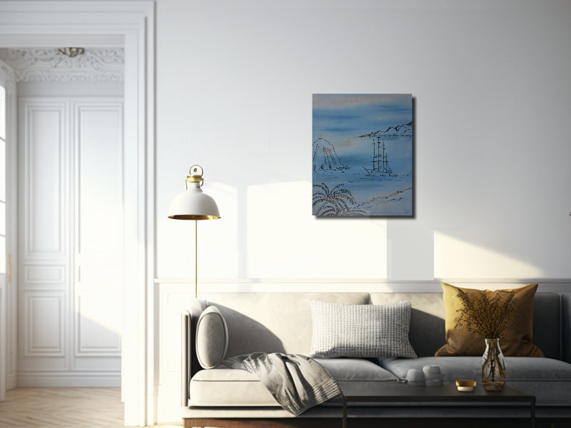 Escale au pain de sucre - 50x60