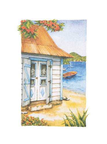 Aquarelle - Kaz au mouillage