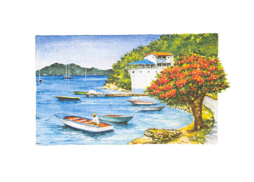 Aquarelle - Maison Bateau 2