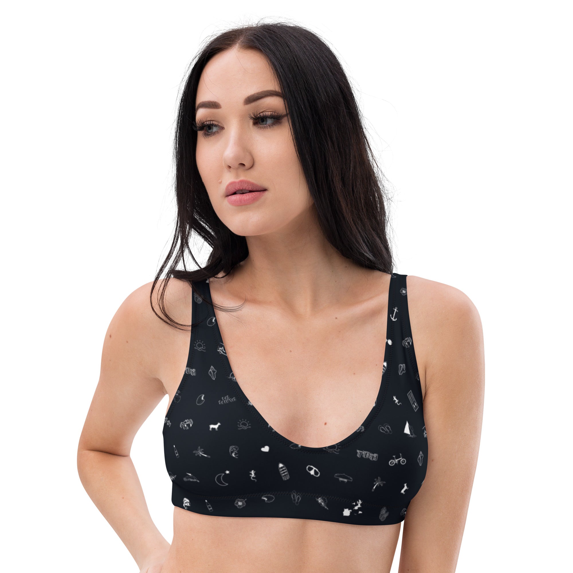 Haut de maillot de bain éco-responsable rembourré