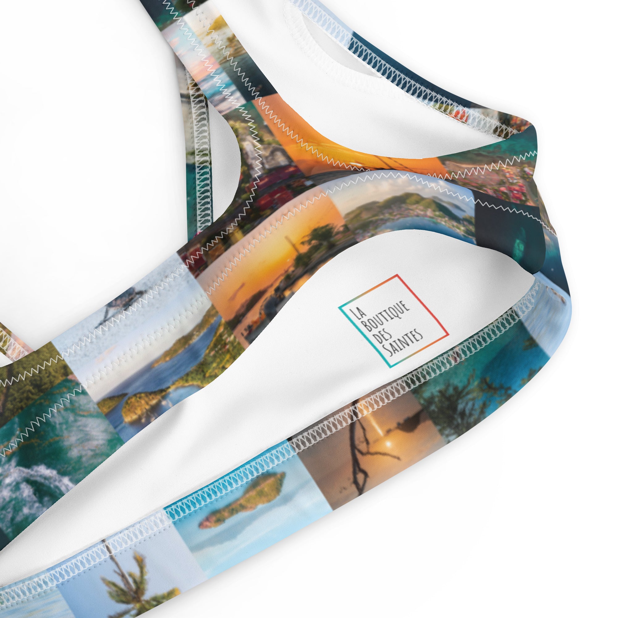 Haut de maillot de bain éco-responsable rembourré