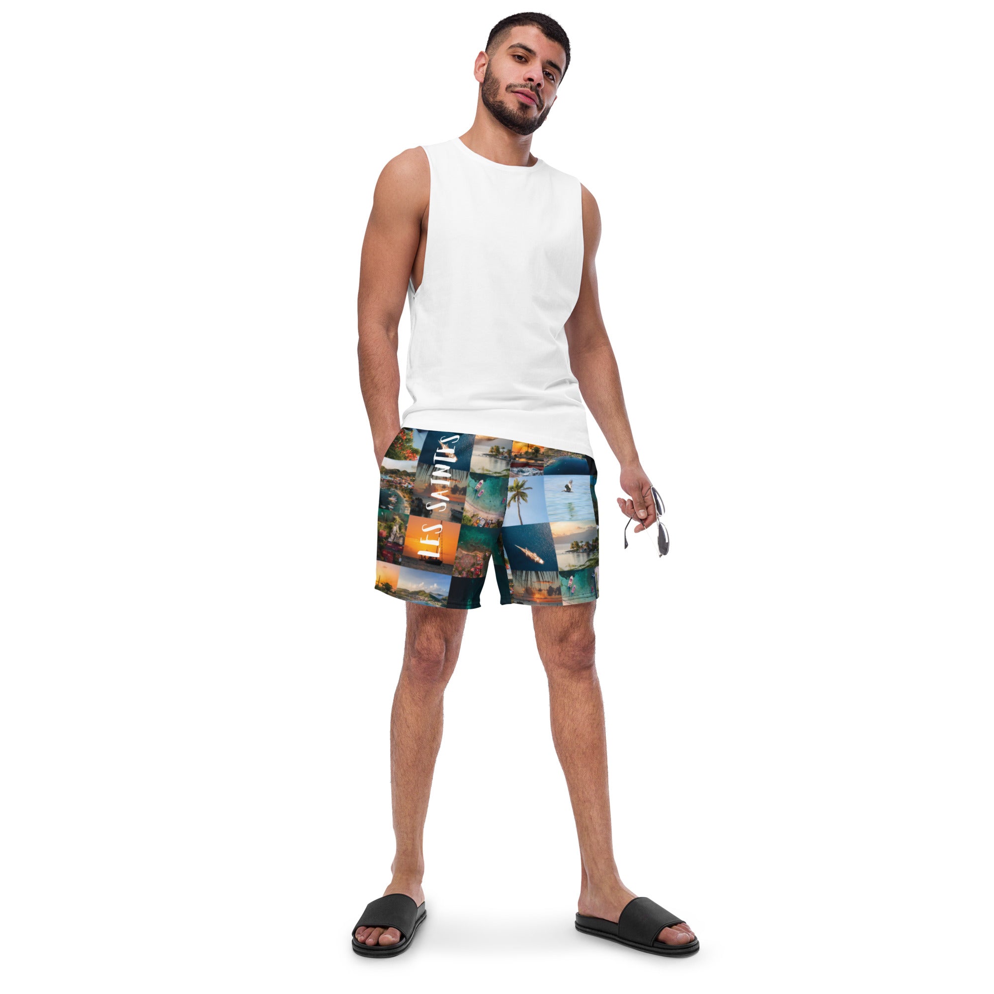 Short de bain all over homme