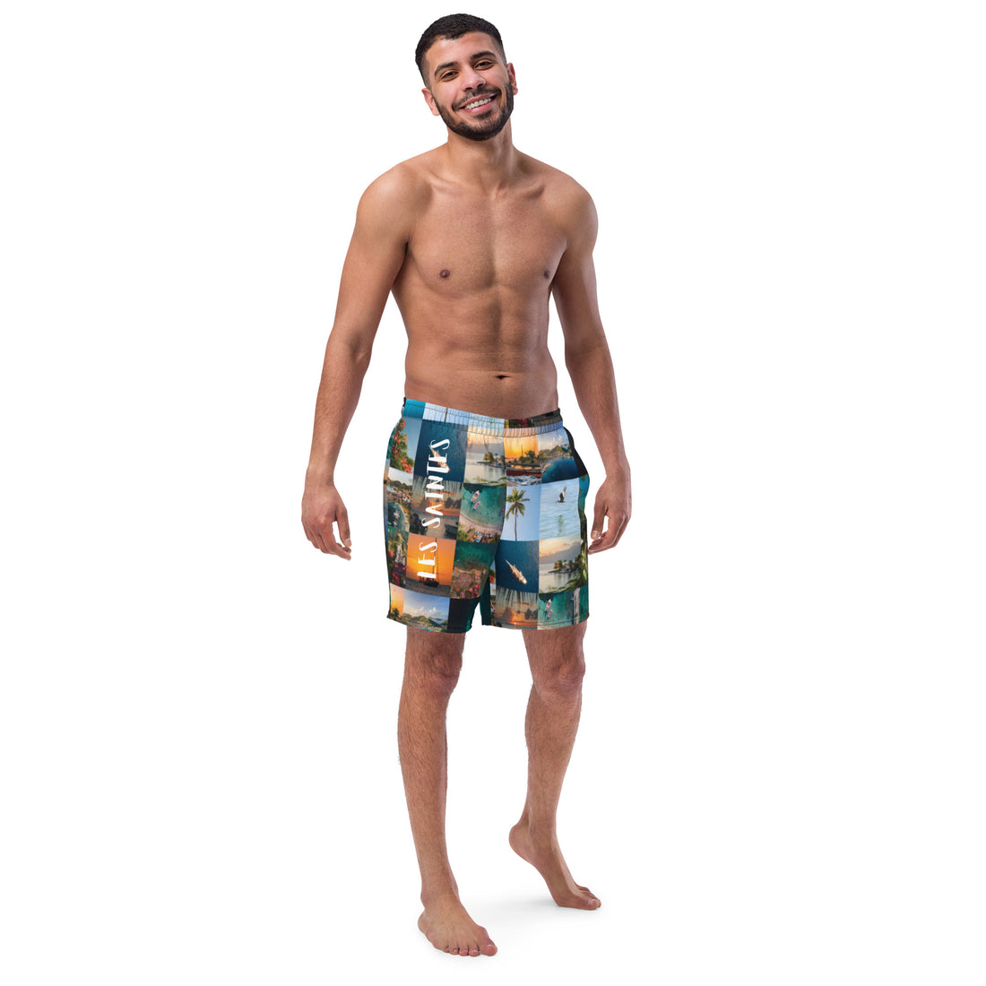 Short de bain all over homme