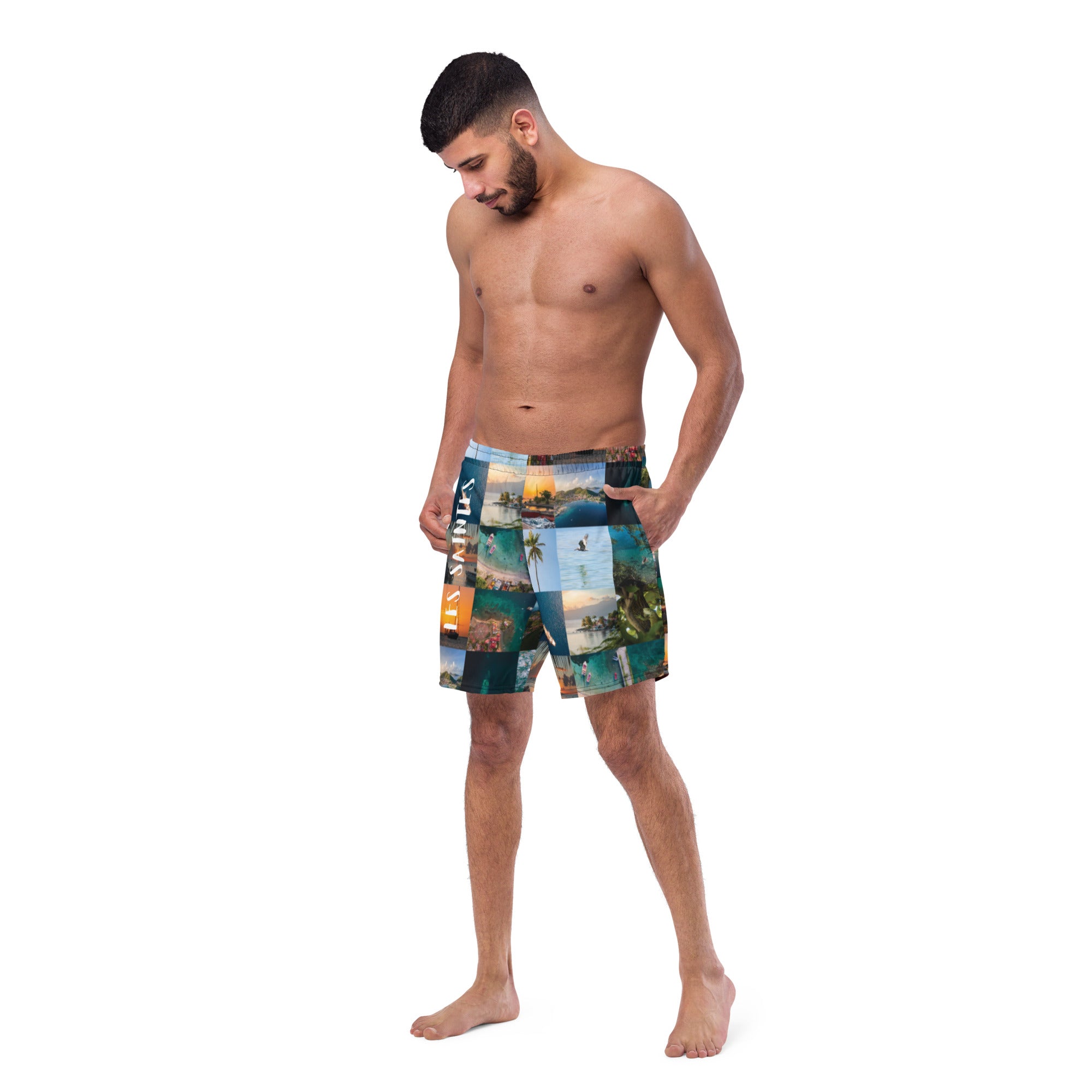 Short de bain all over homme