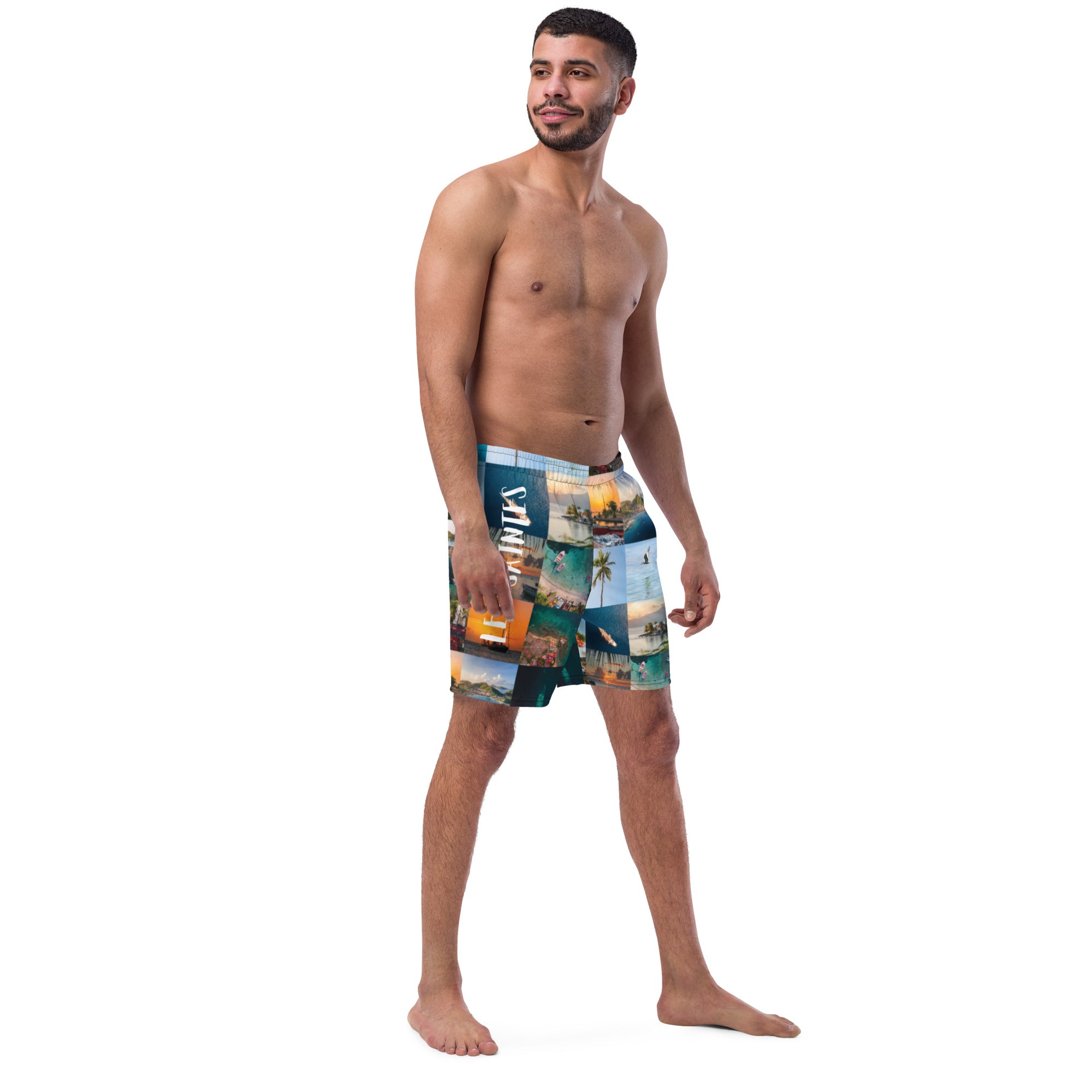 Short de bain all over homme