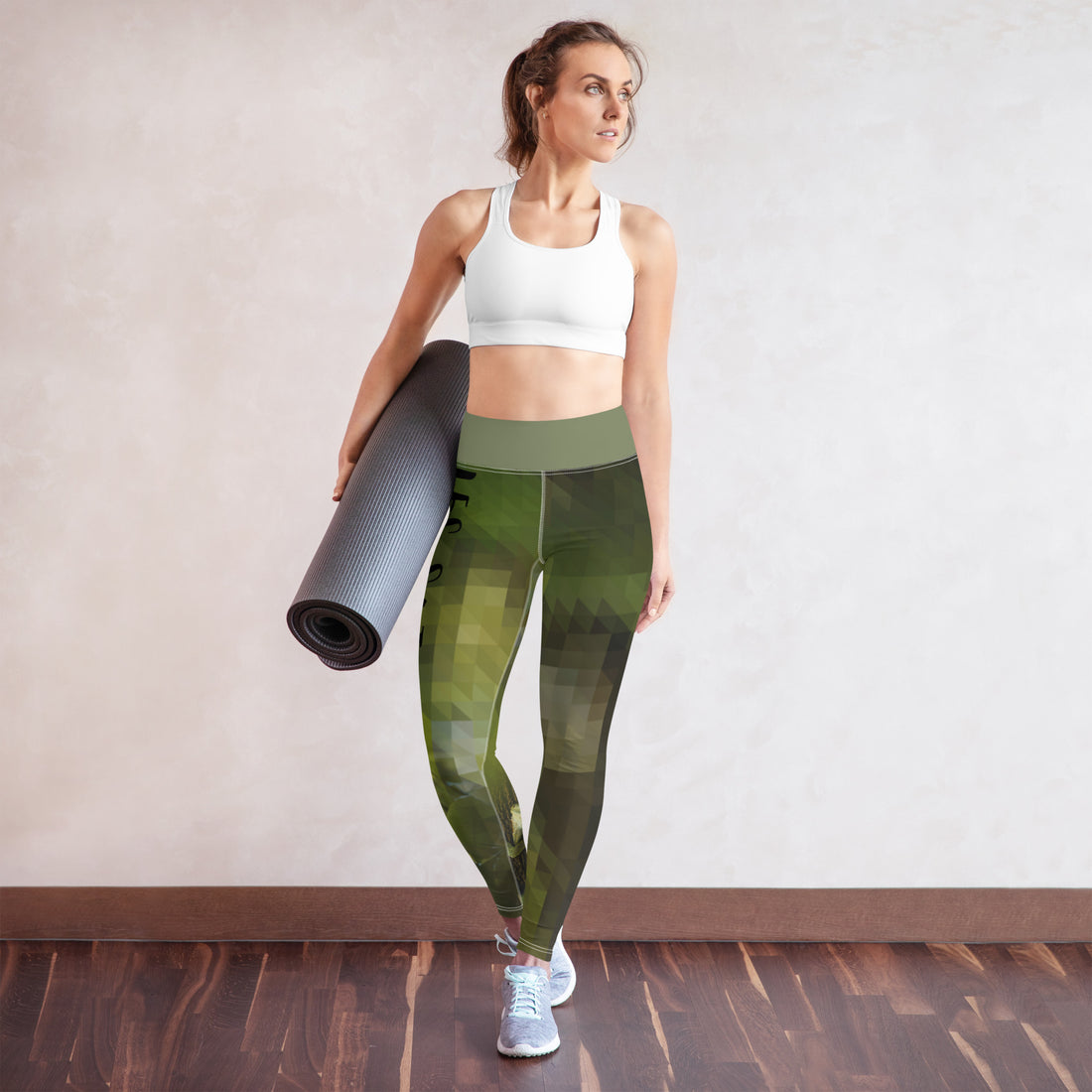 Leggings de Yoga vert iguane