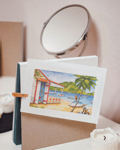 Aquarelle - Baie des saintes