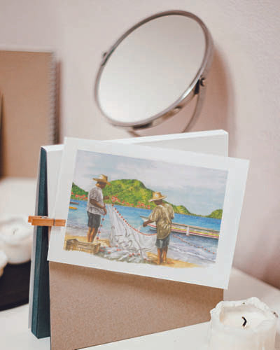 Aquarelle - Filet de saine