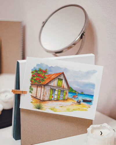 Aquarelle - Kaz au fond de curée