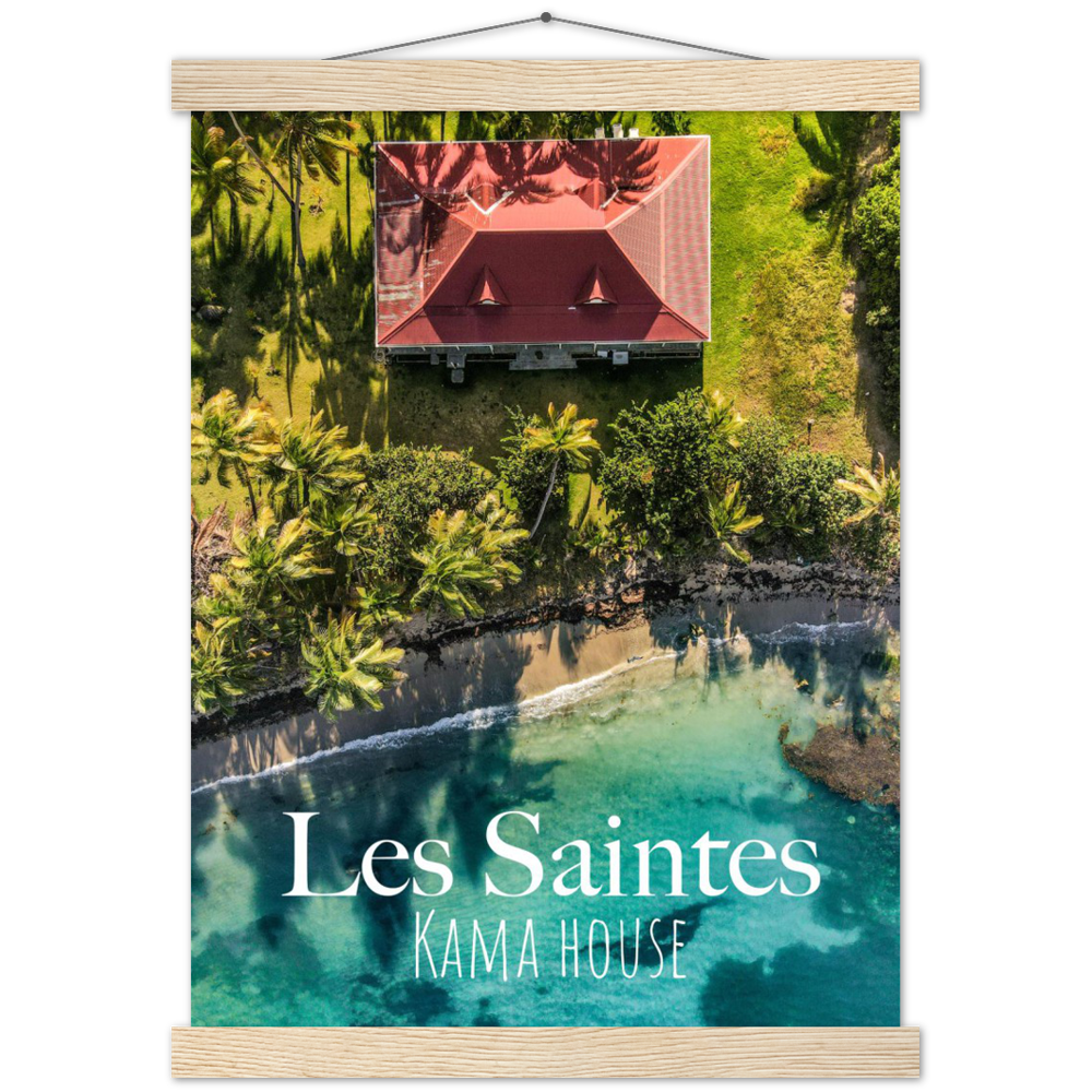 Affiche et support bois, Pain de Sucre