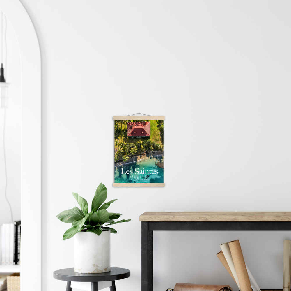 Affiche et support bois, Pain de Sucre