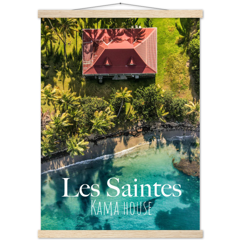 Affiche et support bois, Pain de Sucre