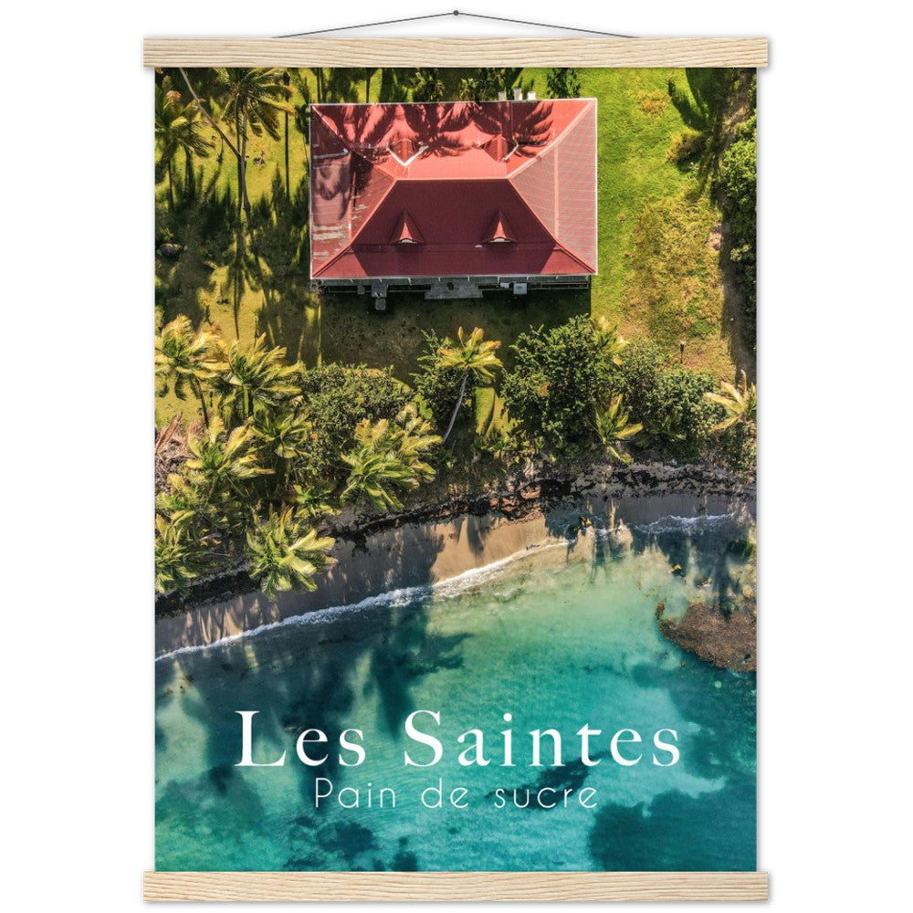 Affiche et support bois, Pain de Sucre