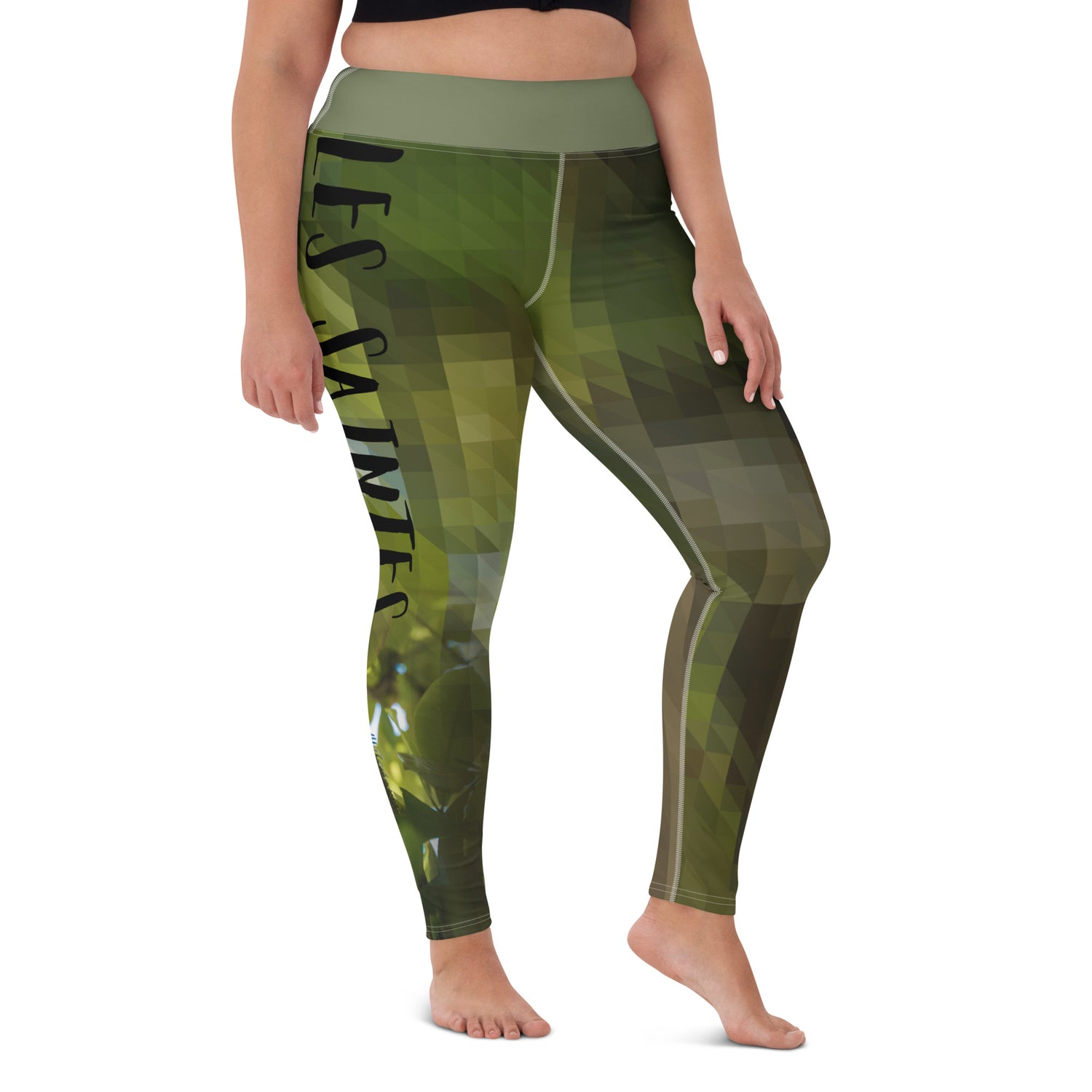 Leggings de Yoga vert iguane