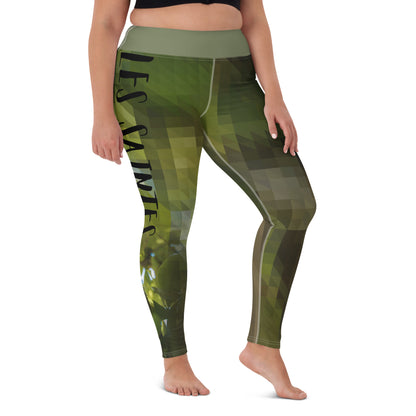 Leggings de Yoga vert iguane